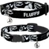 Buckle-Down Disney Nightmare Before Christmas Zero Expressions Personalized Breakaway Cat Collar With Bell -Pawfect Care 306400 MAIN. AC SS1800 V1625252289