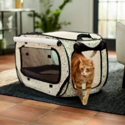 Frisco Collapsible Cat Cage, Litter Box, & Mat -Pawfect Care 306999 PT6. AC SS1800 V1634830497