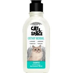 Cat Space Catnip Herbal Cat Shampoo, 10-oz Bottle