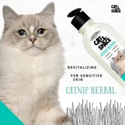 Cat Space Catnip Herbal Cat Shampoo, 10-oz Bottle -Pawfect Care 307884 PT2. AC SS1800 V1624662751
