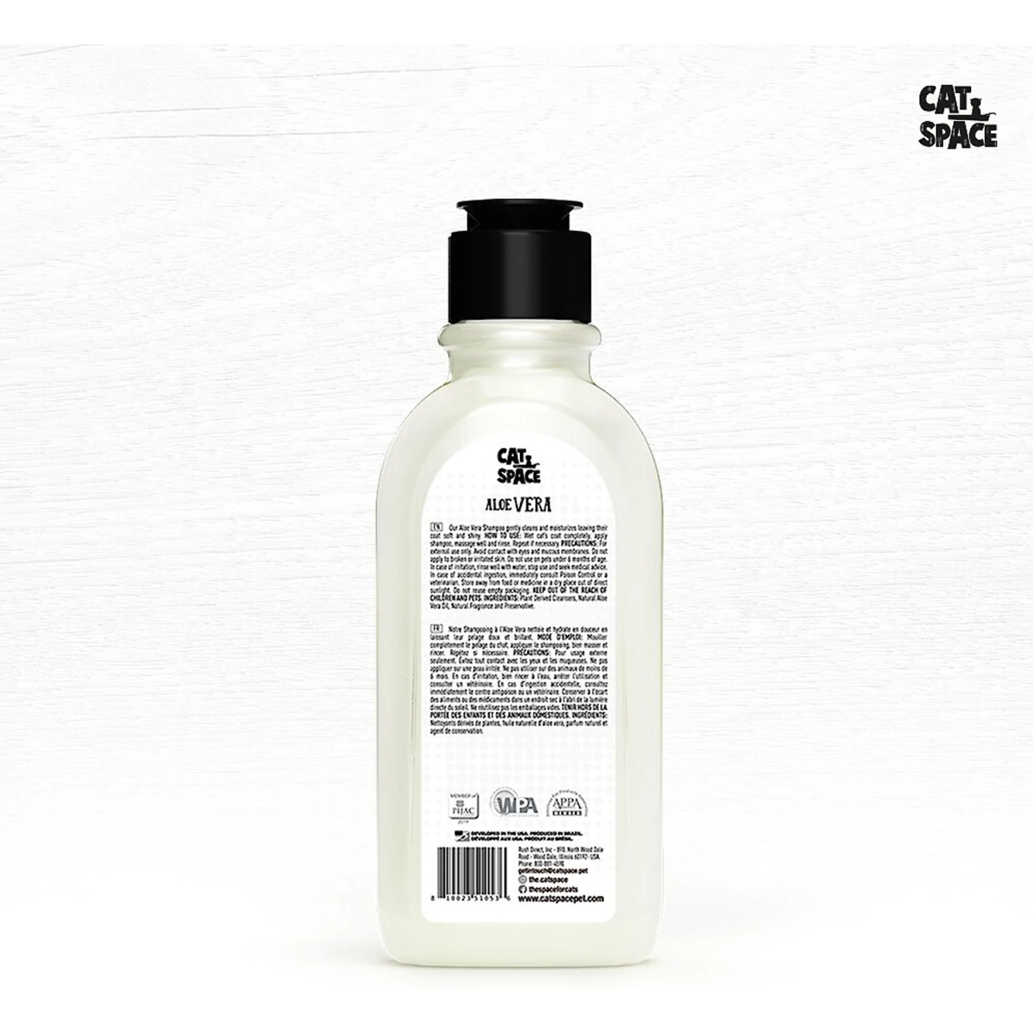 Cat Space Aloe Vera Cat Shampoo, 10-oz Bottle 4 Cat Space Aloe Vera Cat Shampoo, 10-oz Bottle - Image 2