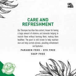 Cat Space Aloe Vera Cat Shampoo, 10-oz Bottle 11 Cat Space Aloe Vera Cat Shampoo, 10-oz Bottle -Pawfect Care 307890 PT3. AC SS1800 V1624663349