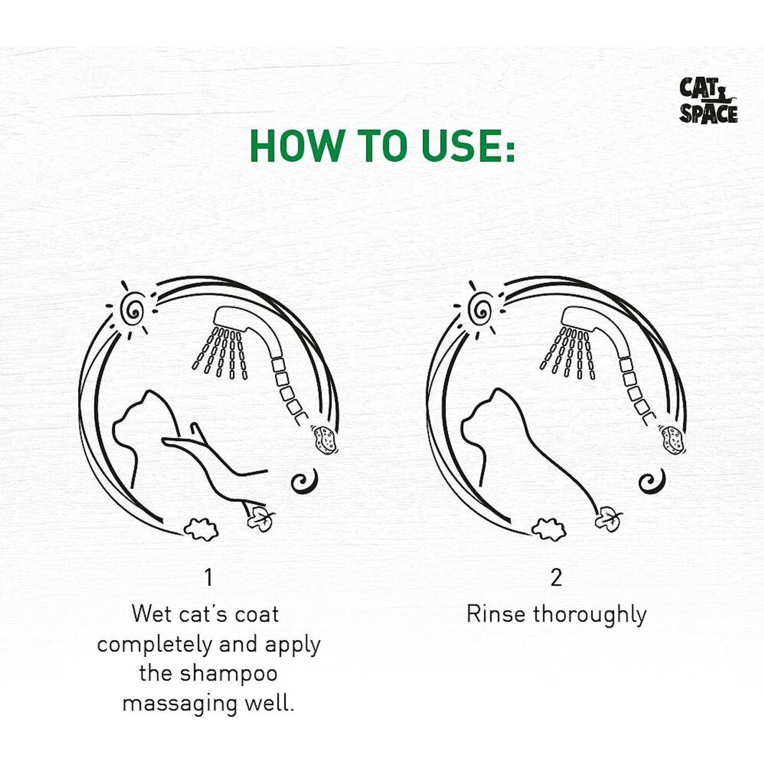 Cat Space Aloe Vera Cat Shampoo, 10-oz Bottle 8 Cat Space Aloe Vera Cat Shampoo, 10-oz Bottle - Image 6