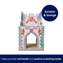 Frisco Castle Cardboard Cat House, 2-Story -Pawfect Care 308822 PT2. AC SS1800 V1689354927