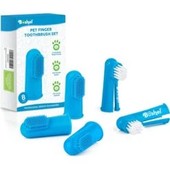 Boshel Silicone Finger Dog & Cat Toothbrush Set
