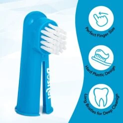 Boshel Silicone Finger Dog & Cat Toothbrush Set -Pawfect Care 309499 PT5. AC SS1800 V1624496617