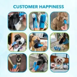 Boshel Silicone Finger Dog & Cat Toothbrush Set -Pawfect Care 309499 PT7. AC SS1800 V1624496602