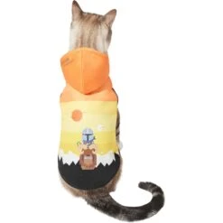 STAR WARS THE MANDALORIAN & GROGU Colorblock Dog & Cat Hoodie -Pawfect Care 311892 PT2. AC SS1800 V1643325996