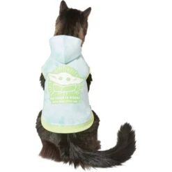 STAR WARS THE MANDALORIAN GROGU "The Force Is Strong" Tie Dye Dog & Cat Hoodie -Pawfect Care 311908 PT2. AC SS1800 V1643327895