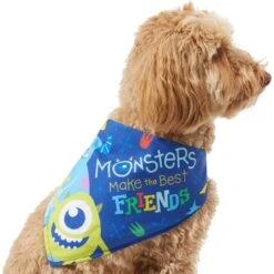 Pixar Monster's Inc "Monsters Make The Best Friends" Dog & Cat Bandana