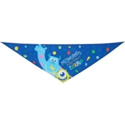 Pixar Monster's Inc "Monsters Make The Best Friends" Dog & Cat Bandana -Pawfect Care 311940 PT5. AC SS1800 V1643324554
