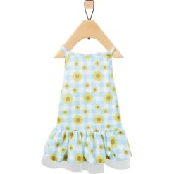 Frisco Sunflower Gingham Dog & Cat Dress -Pawfect Care 312120 PT3. AC SS1800 V1644424451