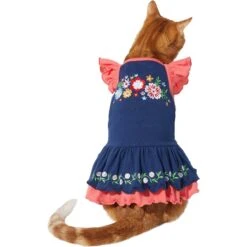 Frisco Embroidered Floral Dog & Cat Dress -Pawfect Care 312128 PT2. AC SS1800 V1644424412
