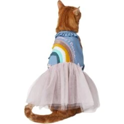 Frisco Rainbow Denim Dog & Cat Dress -Pawfect Care 312144 PT2. AC SS1800 V1644524286