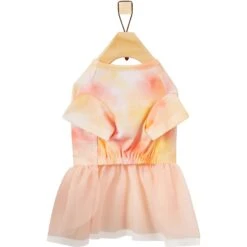 Frisco Tie Dye Pink Tutu Dog & Cat Dress -Pawfect Care 312152 PT4. AC SS1800 V1644527823