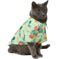 Frisco Hawaiian Floral Camp Dog & Cat Shirt -Pawfect Care 312168 PT2. AC SS1800 V1644525745