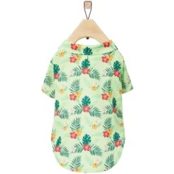 Frisco Hawaiian Floral Camp Dog & Cat Shirt -Pawfect Care 312168 PT4. AC SS1800 V1673304001