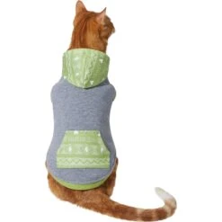 Frisco Green Southwest Dog & Cat Hoodie -Pawfect Care 312248 PT2. AC SS1800 V1644883908