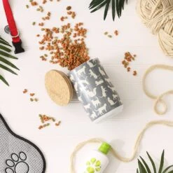 Bone Dry Ceramic Meow Cat Treat Canister -Pawfect Care 313400 PT5. AC SS1800 V1631768970