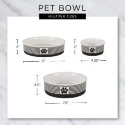 Bone Dry Meow Set Cat Bowl -Pawfect Care 313413 PT2. AC SS1800 V1631780554