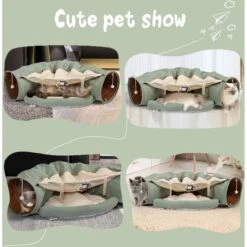 Coziwow By Jaxpety Collapsible Cat Tunnel Bed -Pawfect Care 313503 PT7. AC SS1800 V1663609108