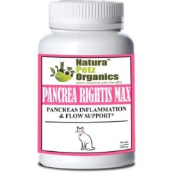 Natura Petz Organics PANCREA RIGHTIS MAX* Pancreas Inflammation & Flow Support* Cat Supplement