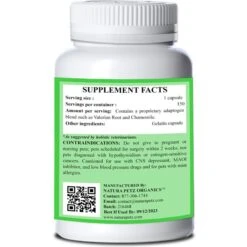 Natura Petz Organics SERENITY ZEN - Anxiety, Stress, Relaxation & Multi-Systems Calming Support* Cat Supplement -Pawfect Care 314374 PT2. AC SS1800 V1692642078