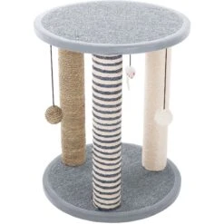 Pet Adobe 19.25-in Polyester Cat Scratching Post With Toys -Pawfect Care 314975 PT6. AC SS1800 V1626395212
