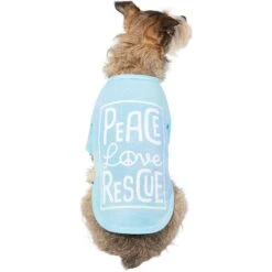 Frisco Peace Love Rescue Dog & Cat T-Shirt
