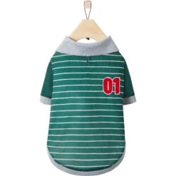 Frisco Green Rugby Dog & Cat Polo Shirt -Pawfect Care 315084 PT4. AC SS1800 V1646440721