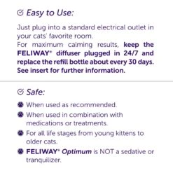 Feliway Optimum Enhanced Calming 30 Day Diffuser For Cats -Pawfect Care 315171 PT3. AC SS1800 V1685735505