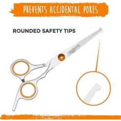 Mighty Paw Professional Dog & Cat Grooming Shears, 2 Count -Pawfect Care 315236 PT5. AC SS1800 V1626475615