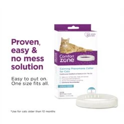 Comfort Zone Calming Pheromone Breakaway Cat Collar, 4 Count -Pawfect Care 315474 PT5. AC SS1800 V1688157239