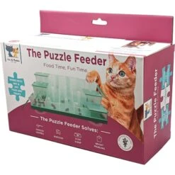 Ethical Pet Doc & Phoebe Puzzle Cat Feeder, Blue/White -Pawfect Care 316060 PT2. AC SS1800 V1631780228