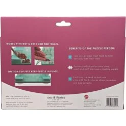 Ethical Pet Doc & Phoebe Puzzle Cat Feeder, Blue/White -Pawfect Care 316060 PT3. AC SS1800 V1631766425