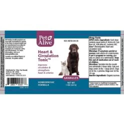 PetAlive Heart & Circulation Tonic Granules Circulation Supplement For Dogs & Cats 11 PetAlive Heart & Circulation Tonic Granules Circulation Supplement For Dogs & Cats -Pawfect Care 316636 PT3. AC SS1800 V1627351890