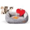K&H Pet Products Mother’s Heartbeat Heated Bolster Kitten Bed -Pawfect Care 316711 MAIN. AC SS1800 V1627420966