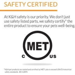 K&H Pet Products Mother’s Heartbeat Heated Bolster Kitten Bed -Pawfect Care 316711 PT5. AC SS1800 V1686327711