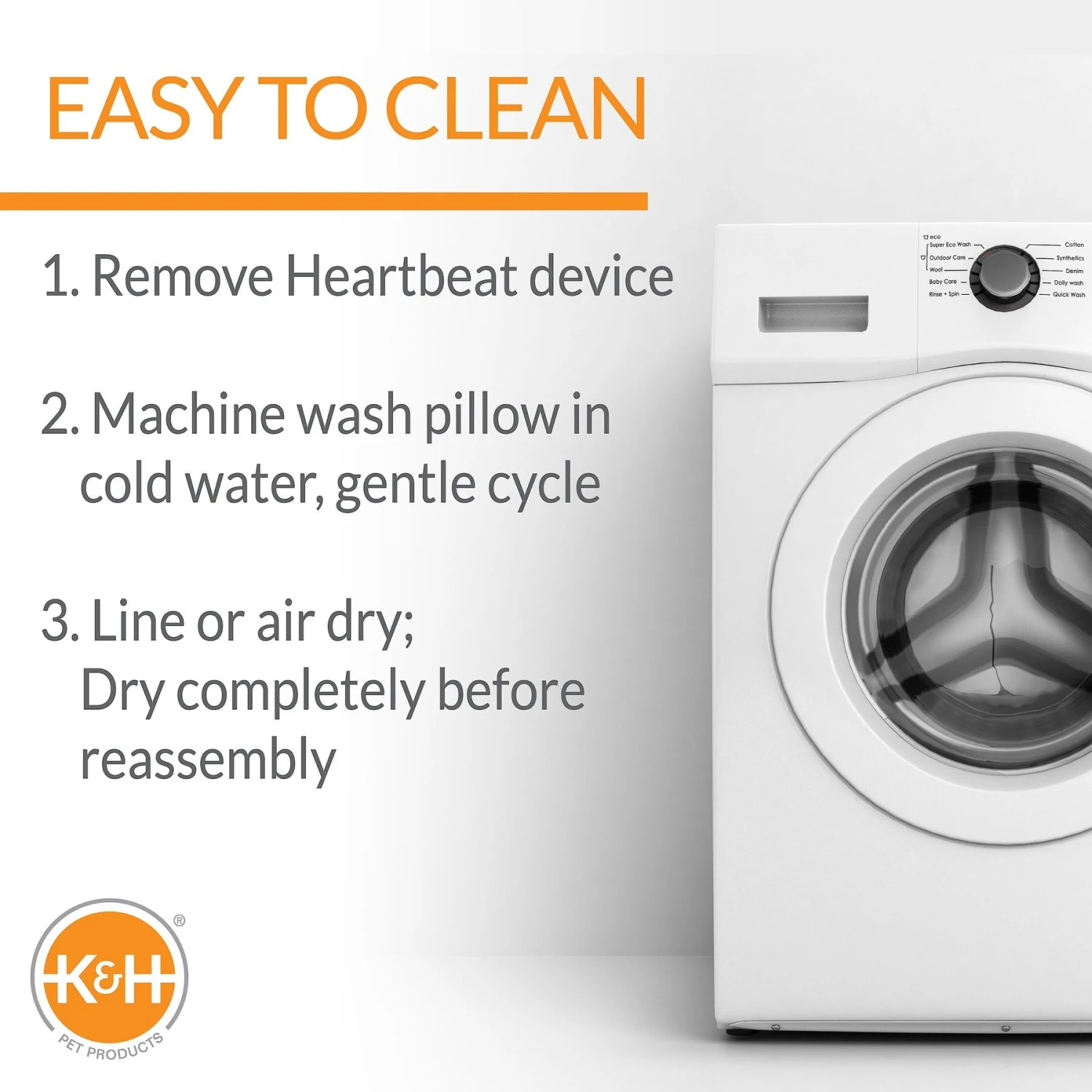 K&H Pet Products Mother's Heartbeat Kitty Heart Pillow 7 K&H Pet Products Mother's Heartbeat Kitty Heart Pillow - Image 5