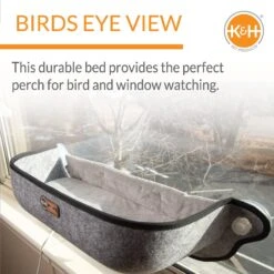 K&H Pet Products EZ Mount Thermo-Kitty Window Cat Bed -Pawfect Care 316730 PT2. AC SS1800 V1630731419