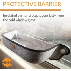 K&H Pet Products EZ Mount Thermo-Kitty Window Cat Bed -Pawfect Care 316730 PT4. AC SS1800 V1630731445