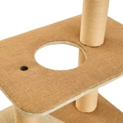 Two By Two The Cottonwood 51-in Cat Tree & Condo, Beige 15 Two By Two The Cottonwood 51-in Cat Tree & Condo, Beige -Pawfect Care 316954 PT5. AC SS1800 V1642641115
