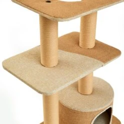 Two By Two The Cottonwood 51-in Cat Tree & Condo, Beige 16 Two By Two The Cottonwood 51-in Cat Tree & Condo, Beige -Pawfect Care 316954 PT6. AC SS1800 V1642648302