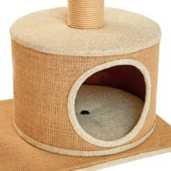 Two By Two The Cottonwood 51-in Cat Tree & Condo, Beige 17 Two By Two The Cottonwood 51-in Cat Tree & Condo, Beige -Pawfect Care 316954 PT7. AC SS1800 V1642639076