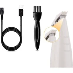 Pet Republique Small Hair Clippers For Detailing Paws & Face Area - All Fur Type & All Size Dogs & Cats -Pawfect Care 317709 PT1. AC SS1800 V1635867395