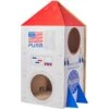 Frisco Spaceship Cardboard Cat House, 2-Story -Pawfect Care 317721 MAIN. AC SS1800 V1686839253