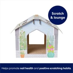 Frisco Greenhouse Cardboard Cat House -Pawfect Care 317737 PT2. AC SS1800 V1689351662