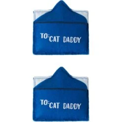 Frisco Father's Day Card Felt Cat Toy With Catnip, 2 Count -Pawfect Care 327029 PT2. AC SS1800 V1648667377