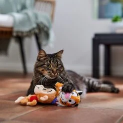 Disney Aladdin Rajah & Abu Plush Cat Toy With Catnip, 2 Count -Pawfect Care 328708 PT3. AC SS1800 V1657656888