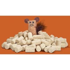 Litterbox.com Cork Pig Cat Toy -Pawfect Care 334224 PT1. AC SS1800 V1633637493